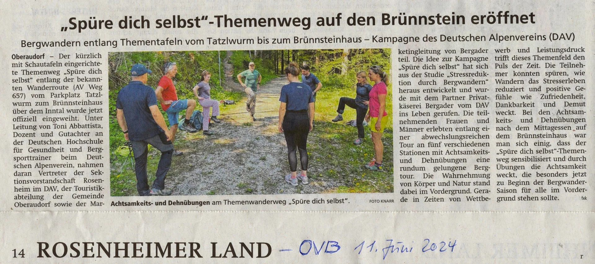 © DAV Sektion Rosenheim - Franz Knarr sen.