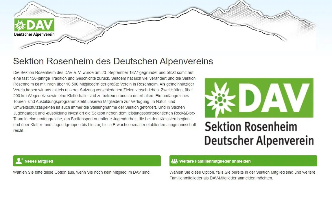 © DAV Sektion Rosenheim