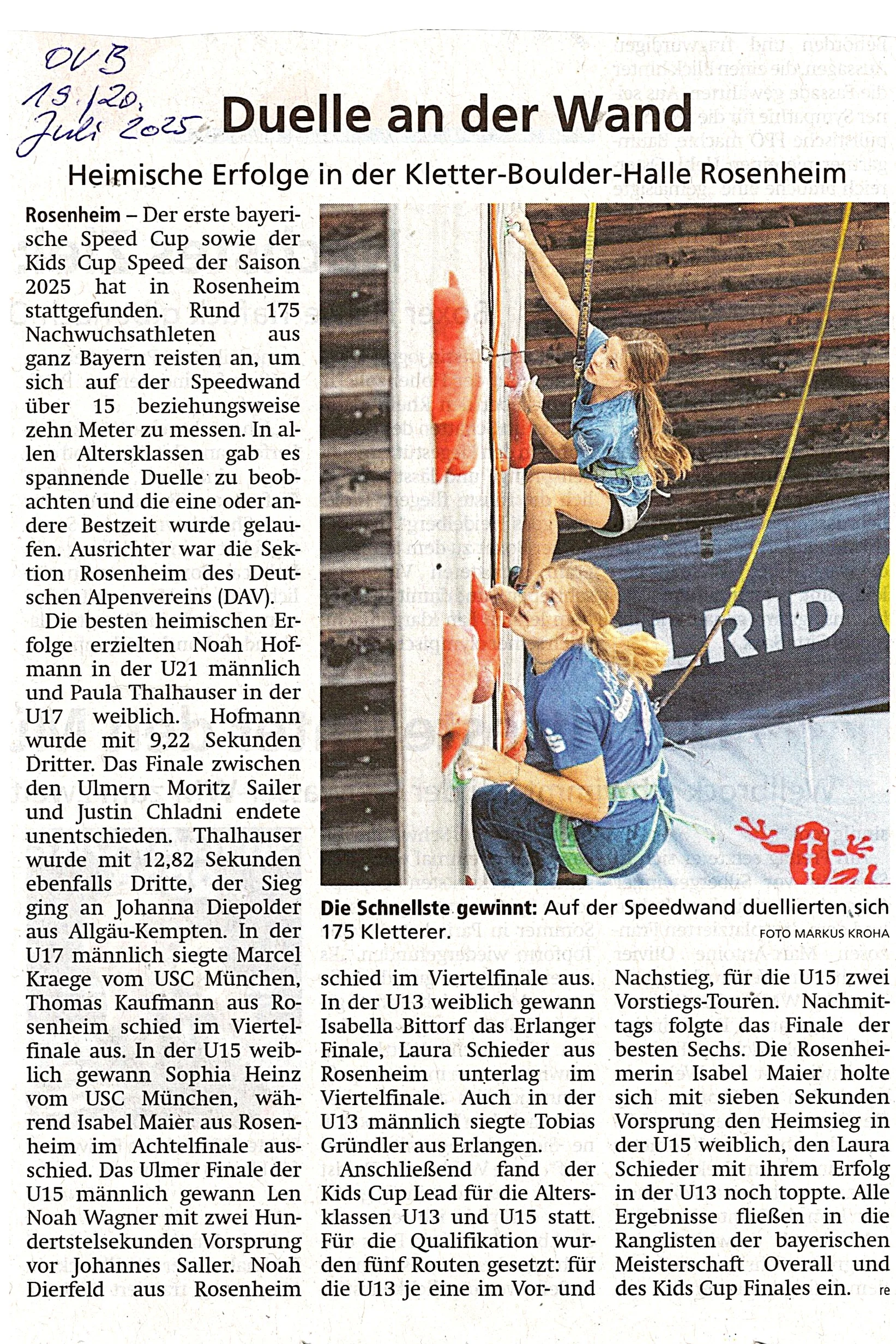 © DAV Sektion Rosenheim